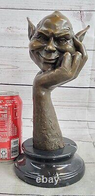 Hot Cast Signed Original artwork by Juno Gnomes Museum quality Bronze Statue