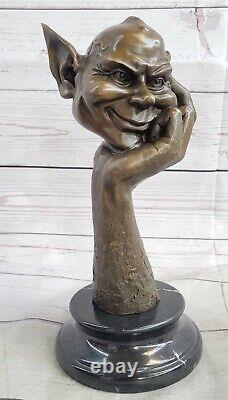 Hot Cast Signed Original artwork by Juno Gnomes Museum quality Bronze Statue