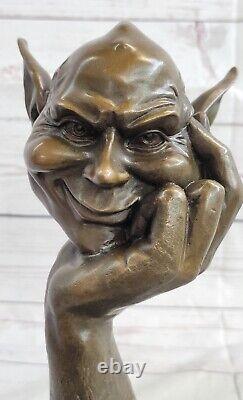 Hot Cast Signed Original artwork by Juno Gnomes Museum quality Bronze Statue