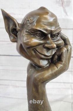 Hot Cast Signed Original artwork by Juno Gnomes Museum quality Bronze Statue