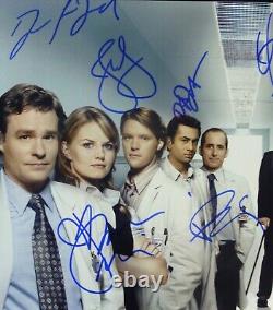 House 8 Cast Signed Hugh Laurie Jennifer Morrison 11x14 Photo Ace Coa