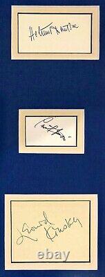 Humphrey Bogart Monumental Autographed Signed Casablanca Credited Cast Framed