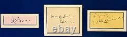 Humphrey Bogart Monumental Autographed Signed Casablanca Credited Cast Framed