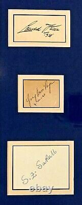 Humphrey Bogart Monumental Autographed Signed Casablanca Credited Cast Framed