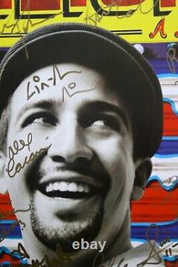 IN THE HEIGHTS LIN-MANUEL MIRANDA, RARE 24 Cast Signed Broadway Poster HAMILTON