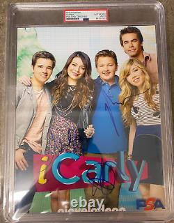 Icarly Cast Signed Autographed 8x10 Photo Miranda Cosgrove Psa Coa Encapsulated