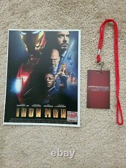 Iron Man 27x40 Cast Signed Movie Poster #22/50 (Stan Lee Signed)
