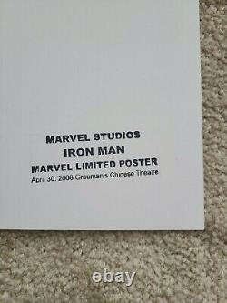 Iron Man 27x40 Cast Signed Movie Poster #22/50 (Stan Lee Signed)