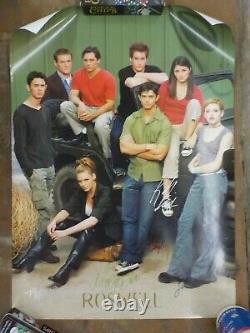 J RARE Original ROSWELL TV Show Cast Signed Poster Katherine Heigl Jason Behr+