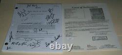 JSA COA 2018 NCIS signed SCRIPT AUTOGRAPHED BY CAST