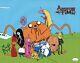 Jeremy Shada & John Dimaggio Adventure Time Cast X3 Signed 11x14 Photo Jsa Coa