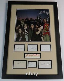 John Belushi SATURDAY NIGHT LIVE SNL Cast Signed Autograph Display by 7 JSA BAS