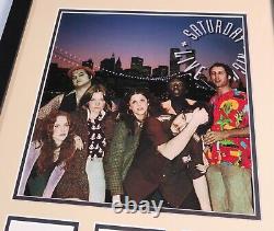 John Belushi SATURDAY NIGHT LIVE SNL Cast Signed Autograph Display by 7 JSA BAS