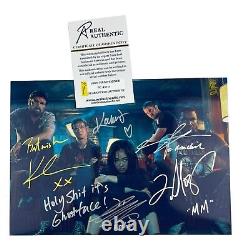 KARL URBAN, JACK QUAID, TOMER CAPONE & The Boys Cast Signed 8x11 Photo COA (RA)