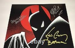 KEVIN CONROY Batman Animated Series Cast X8 Signed 11x17 Photo JSA COA