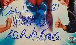 Kelly Lebrock/Hall/Mitchell-Smith cast signed Weird Science 11x17 Photo PSA COA