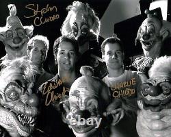 Killer Klowns From Outer Space 8x10 Photo Cast x3 JSA Certified Autograph