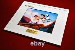 LITTLE MERMAID Signed x6 Cast Autographs, COA UACC, FRAME, Blu DVD, HALLE BAILEY