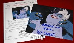 LITTLE MERMAID Signed x6 Cast Autographs, COA UACC, FRAME, Blu DVD, HALLE BAILEY