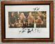 Lord Of The Rings Cast Signed By The Hobbits & Gimli Fellowship Framed