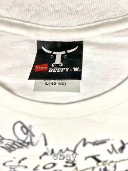 LOST Entire Season 1 cast signed t-shirt! Jack, Kate, Sawyer, Hurley Autographs