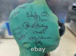 Land of the Lost Sleestak Bust Hand Signed by 10 Original 1974-76 Cast Members