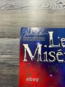 Les Miserables, Orlando, Cast Signed, Broadway On Tour Window Card/poster
