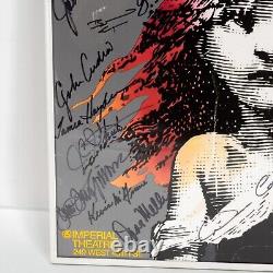 Les Miserables SIGNED BY CAST Broadway 14x22 Theatre Window Card