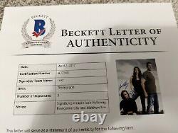 Lost Cast Signed JSA PSA BAS BECKETT Josh Holloway Evangeline Lily Matthew Fox