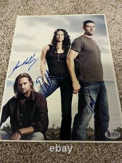 Lost Cast Signed JSA PSA BAS BECKETT Josh Holloway Evangeline Lily Matthew Fox