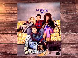 MARRIED WITH CHILDREN Cast x4 Signed 8x10 Authentic Autographs withCOA