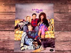 MARRIED WITH CHILDREN Cast x4 Signed 8x10 Authentic Autographs withCOA