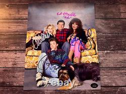 MARRIED WITH CHILDREN Cast x4 Signed 8x10 Authentic Autographs withCOA