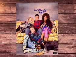 MARRIED WITH CHILDREN Cast x4 Signed 8x10 Authentic Autographs withCOA