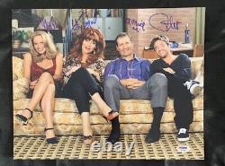 MARRIED With CHILDREN CAST O'NEILL SAGAL AUTOGRAPHED 11 x 14 PHOTO PSA DNA