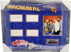 Magnum P. I. Cast Signed Autographed Photo Framed Tom Selleck Mosley BAS AB39422