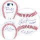 Major League Movie Cast Autographed Mlb Baseball 3 Sigs Sheen Beckett 221320