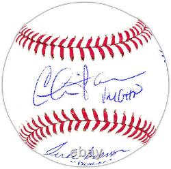 Major League Movie Cast Autographed Mlb Baseball 3 Sigs Sheen Beckett 221320