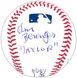 Major League Movie Cast Autographed Mlb Baseball 3 Sigs Sheen Beckett 221320