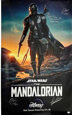 Mandalorian Poster 27X40 signed by the Female cast