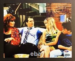 Married With Children 4X Cast Signed Photo 8x10 400 With Full Page PSA COA