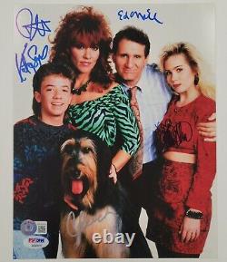 Married With Children Cast 5x signed 8x10 Photo O'Neill Sagal Applegate PSA