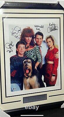 Married with Children Cast Signed 14x18 Canvas Sagal O'Neil Applegate Faustino