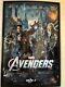 Marvel Avengers Autographed Poster 16 Cast Members Rdj, Stan Lee, Evans With Cert