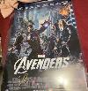 Marvel's Avengers Poster Cast Signed Movie Premiere Chris Evans Robert Downey Jr