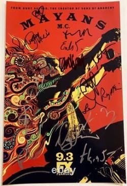 Mayans M. C. Cast Signed By 15 Season 2 11x17 Poster Autographed JD Pardo FX