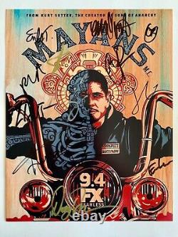 Mayans MC Autographed 11x14 Season 1 Poster Photo Signed by 12 Cast Piece FX