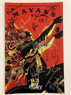 Mayans MC Season 2 Cast Signed By 17 11x17 Poster Autographed