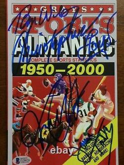 Michael J Fox + 3 Cast SIGNED Back To The Future ll Grays Sports Almanac COA