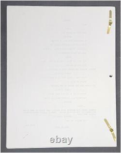 Murphy Brown Cast Signed Autographed TV Script Warner Bros COA